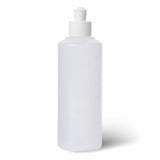 Medline postpartum perineal irrigation squirt bottle with lid, angled view showing nozzle.