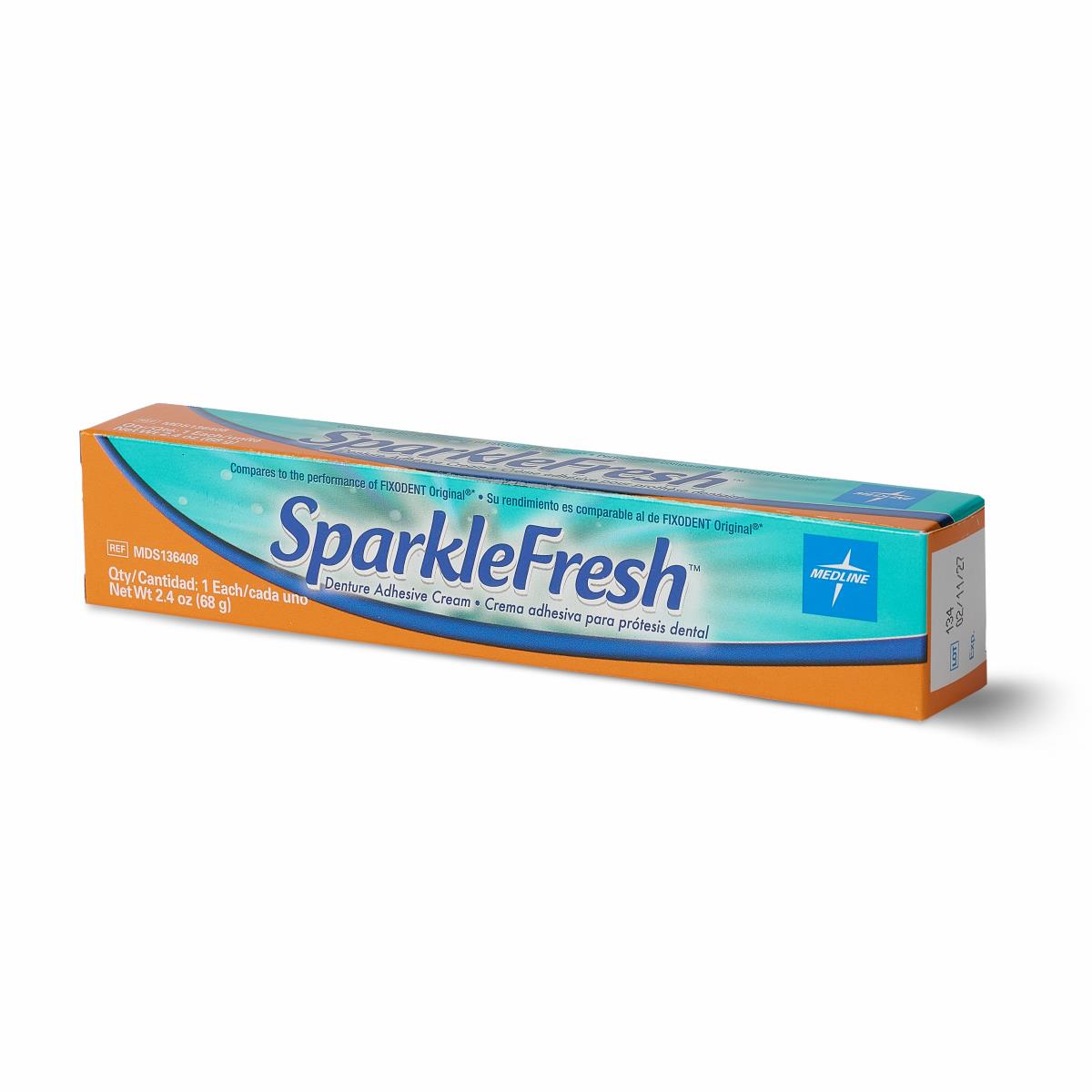 SparkleFresh Denture Adhesive Cream
