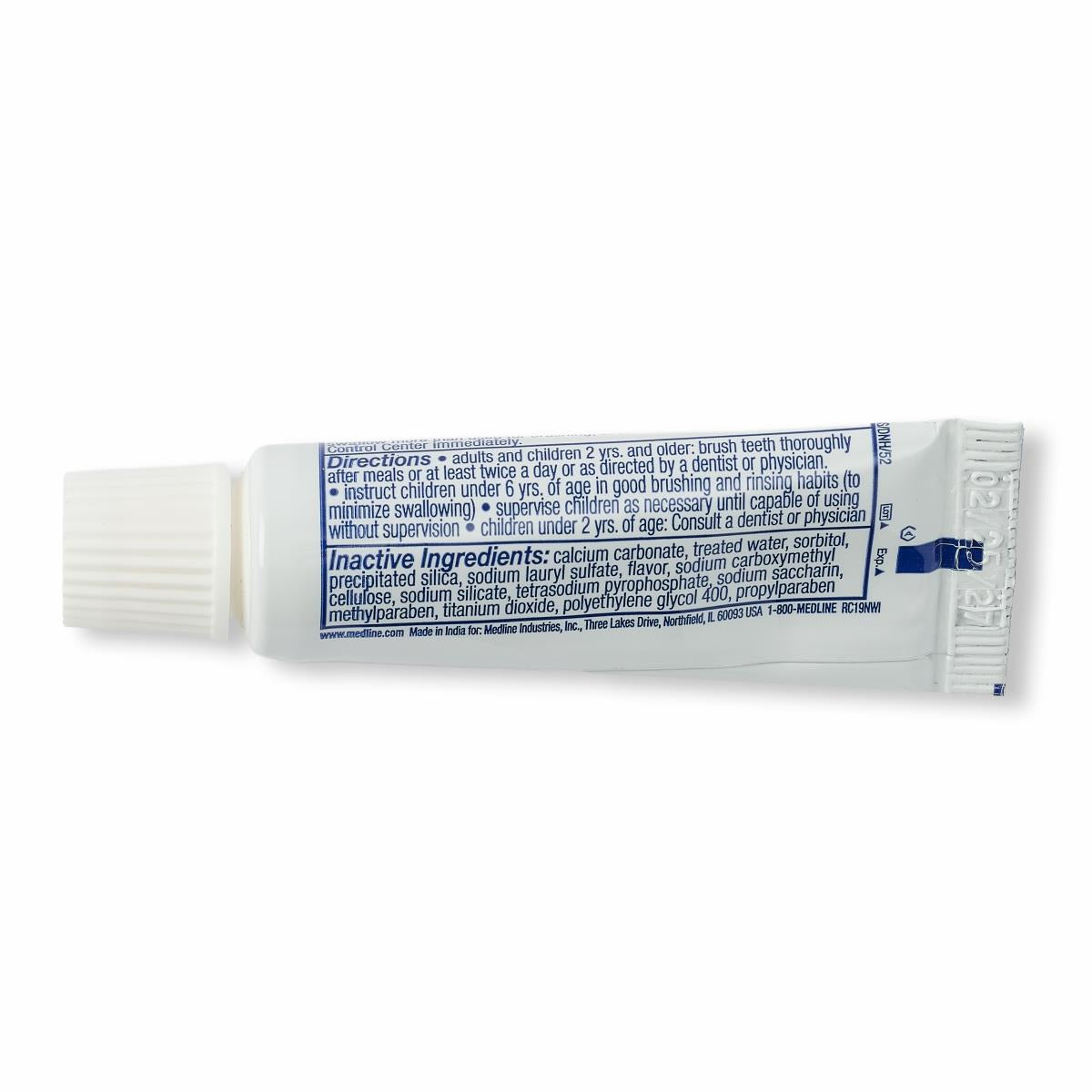 Medline SparkleFresh Fluoride Toothpaste