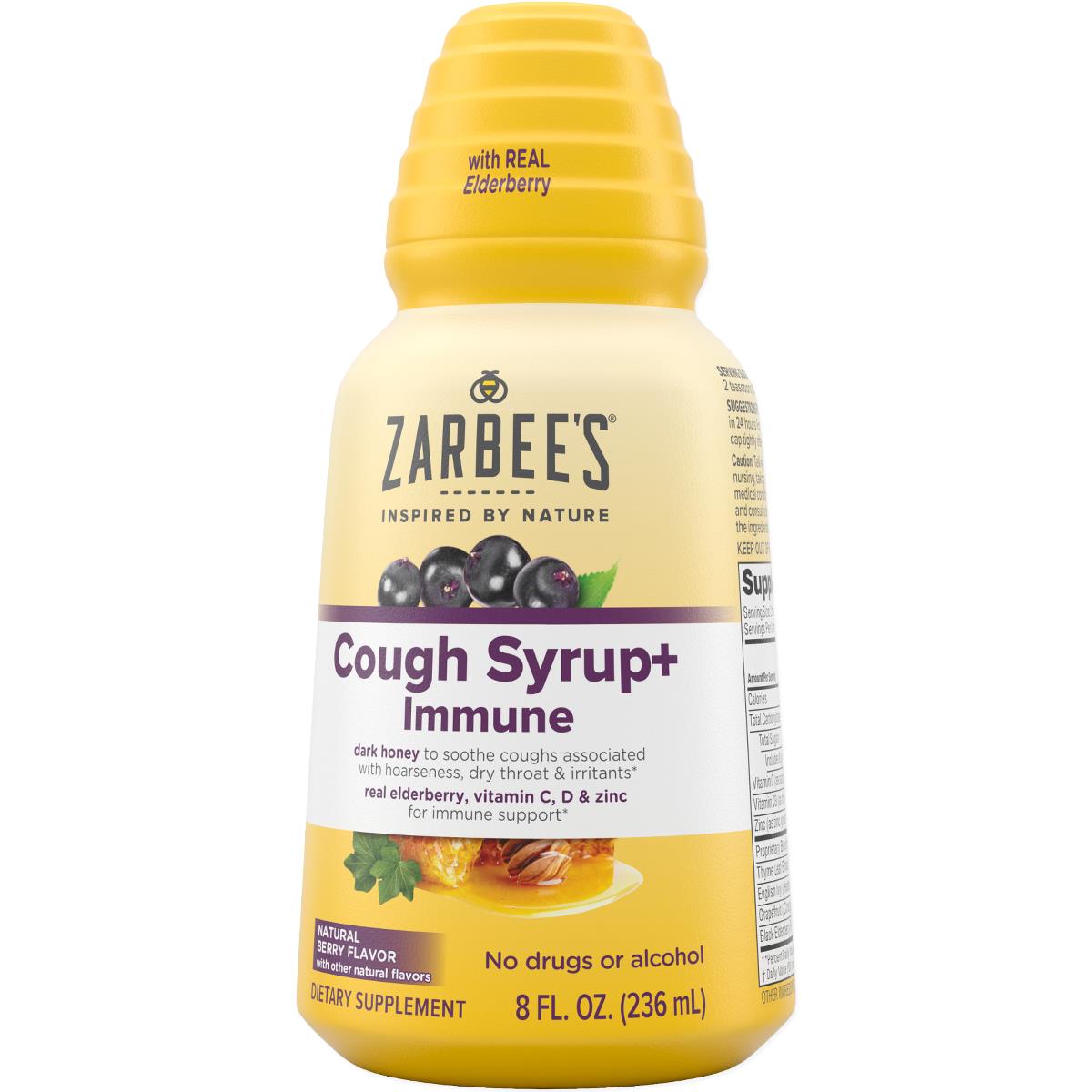 Zarbees Complete Cough Syrup + Immune Support - BeHope