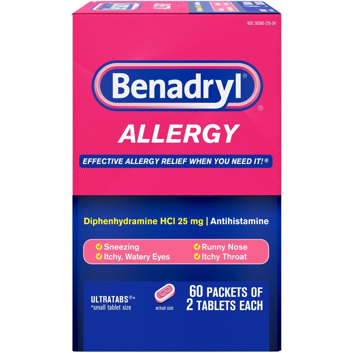 Benadryl ULTRATAB Allergy Tablets