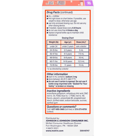 Motrin Nsaid Child Oral Suspension - BeHope