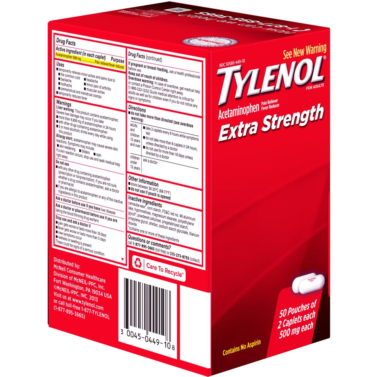 Tylenol Extra-strength Tablets And Caplets - BeHope