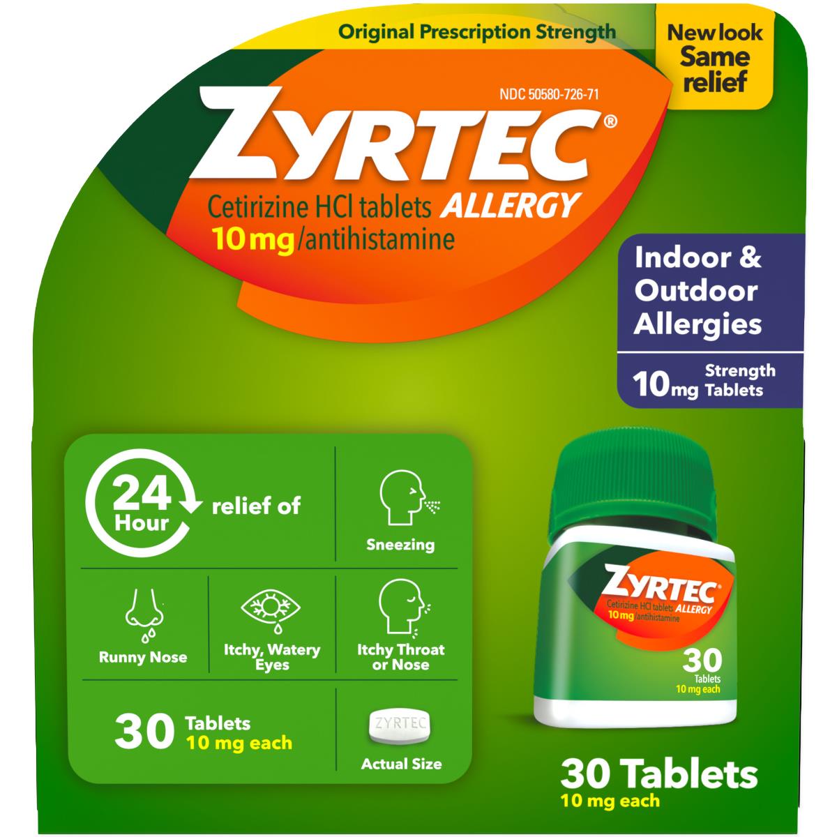 Zyrtec 24-hour Allergy-relief Medication - BeHope