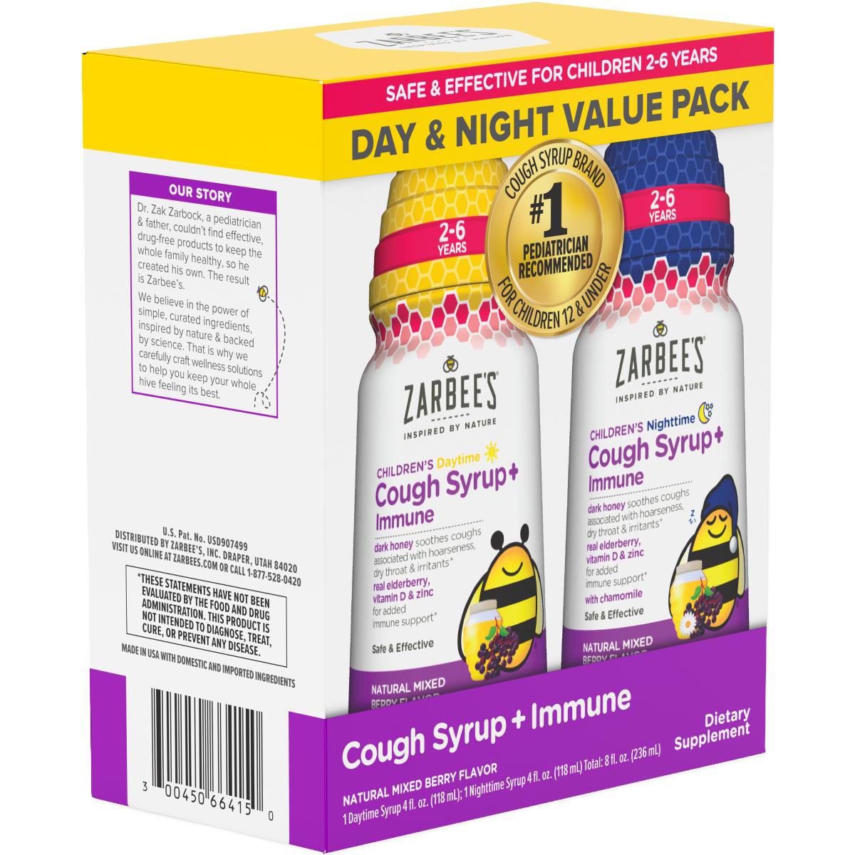 Zarbees Complete Cough Syrup + Immune Support - BeHope
