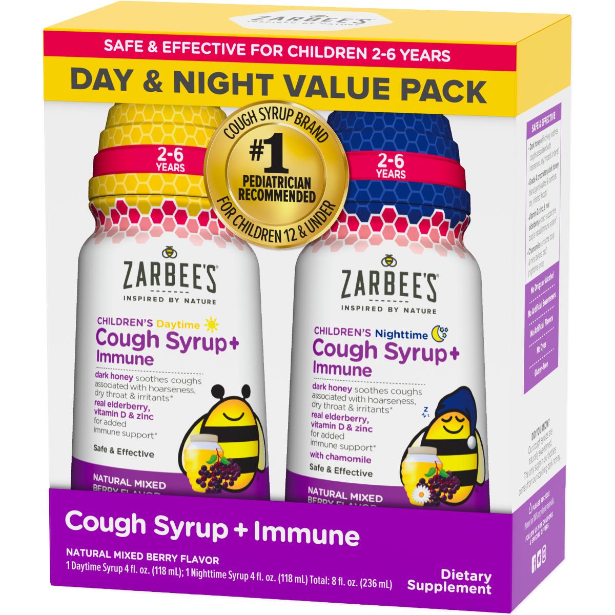 Zarbees Complete Cough Syrup + Immune Support - BeHope