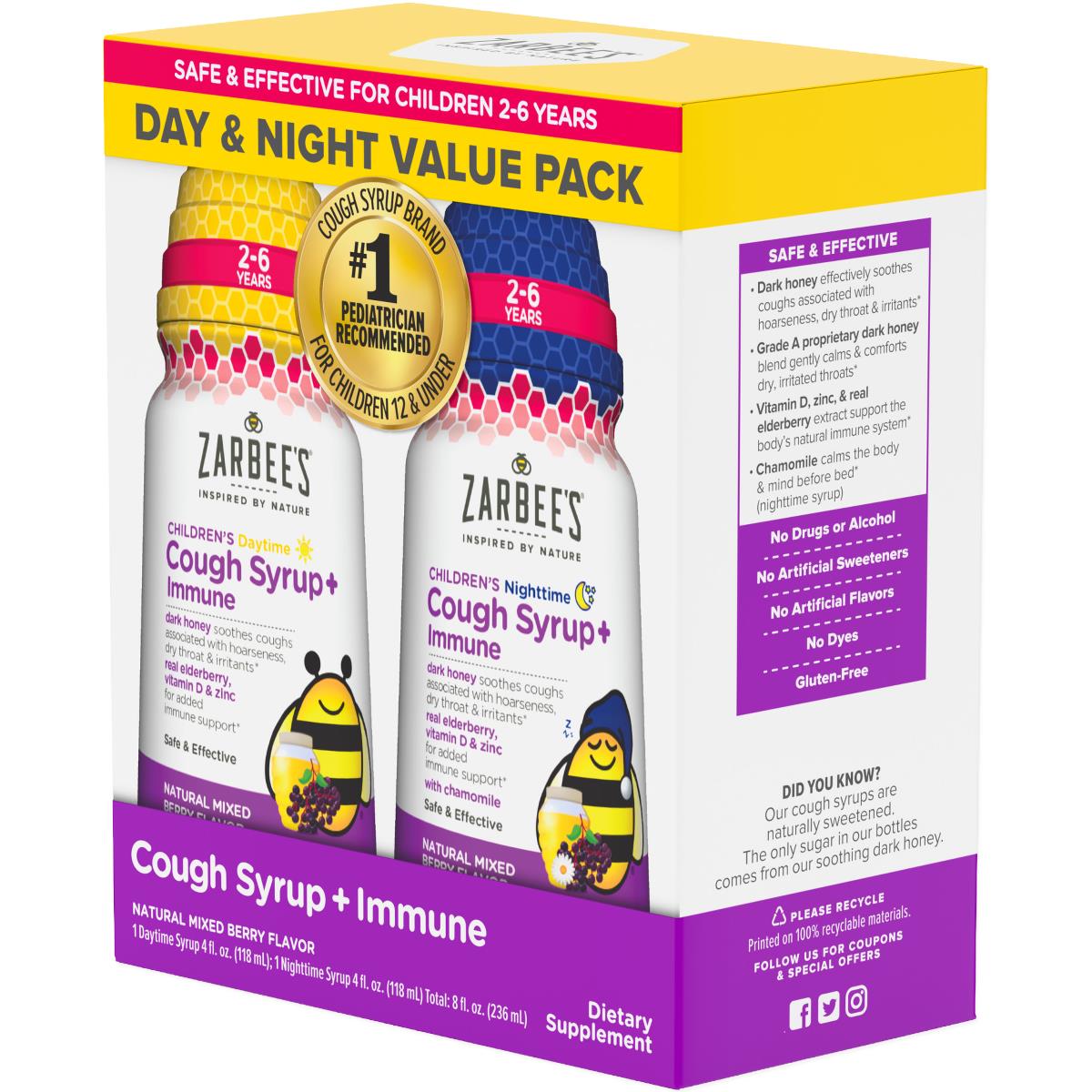Zarbees Complete Cough Syrup + Immune Support - BeHope
