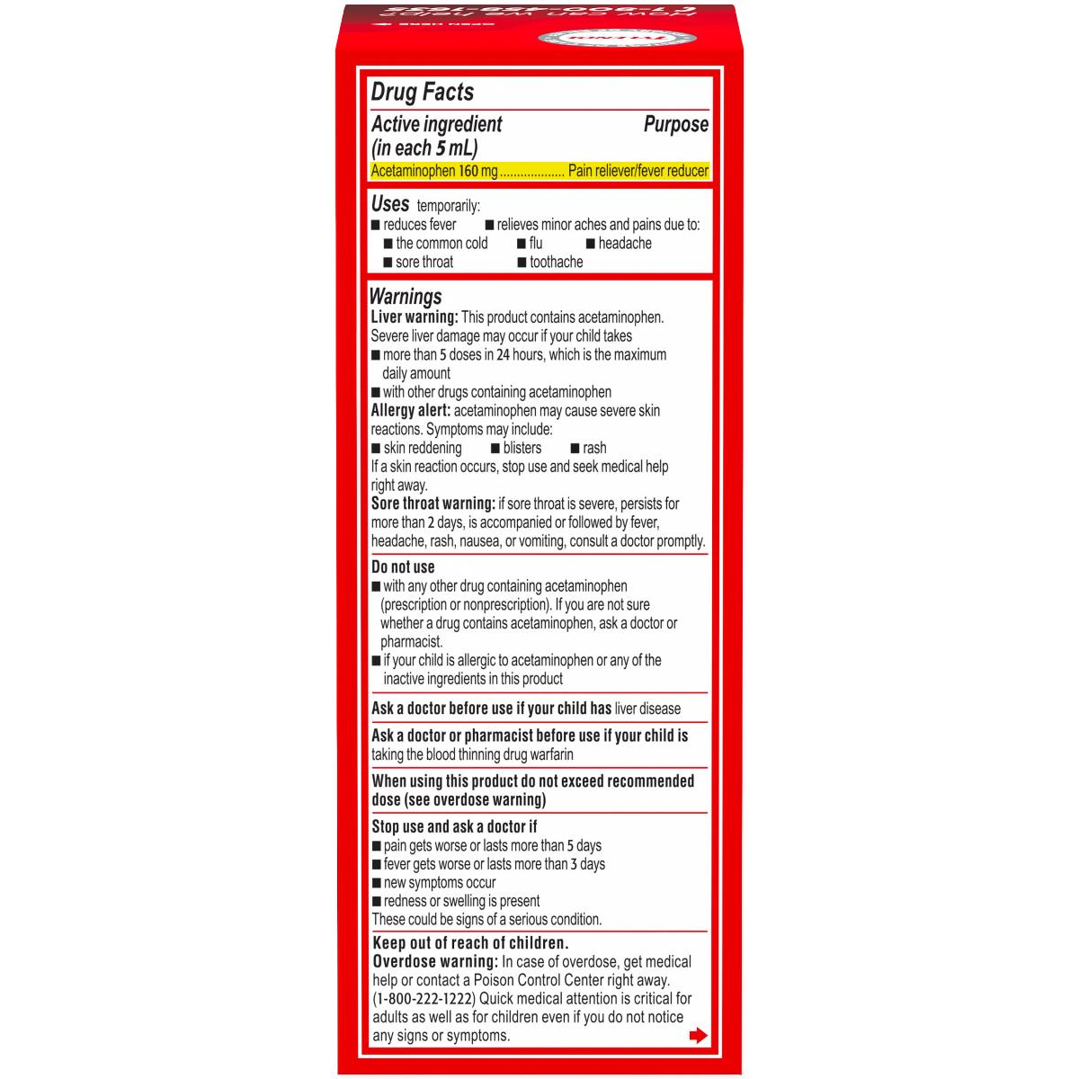 Tylenol Children's Pain + Fever Oral Suspension - BeHope