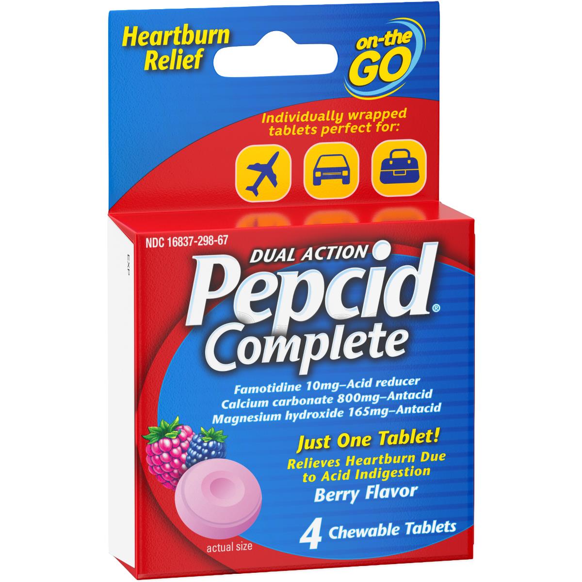 Pepcid Complete Antacid + Acid Reducer Chewable Tablets - BeHope