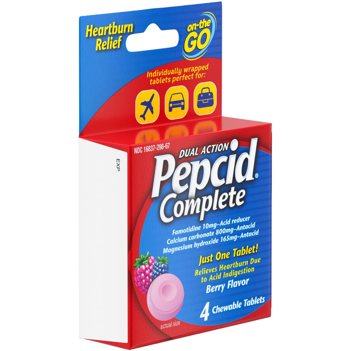 Pepcid Complete Antacid + Acid Reducer Chewable Tablets - BeHope