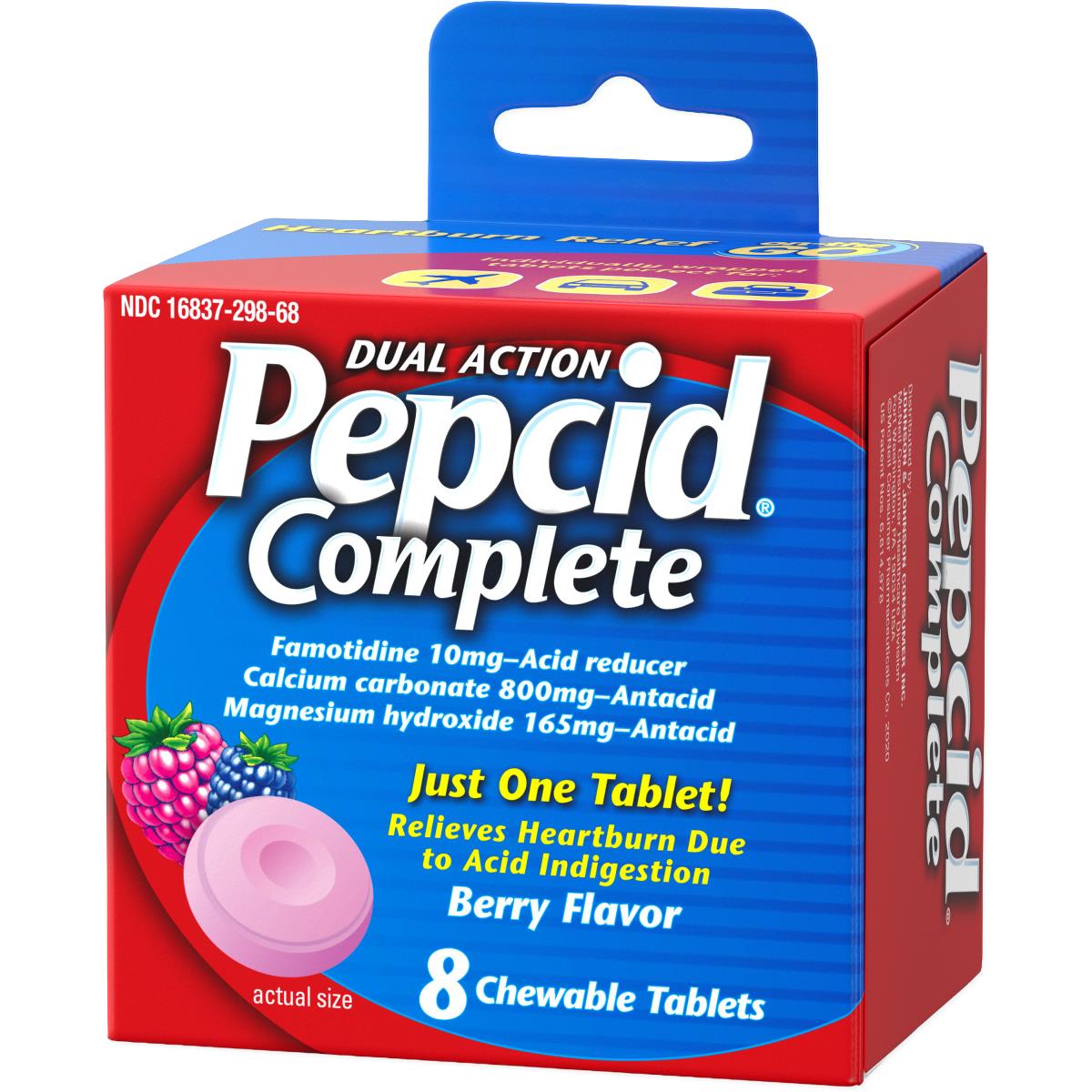 Pepcid Complete Antacid + Acid Reducer Chewable Tablets - BeHope