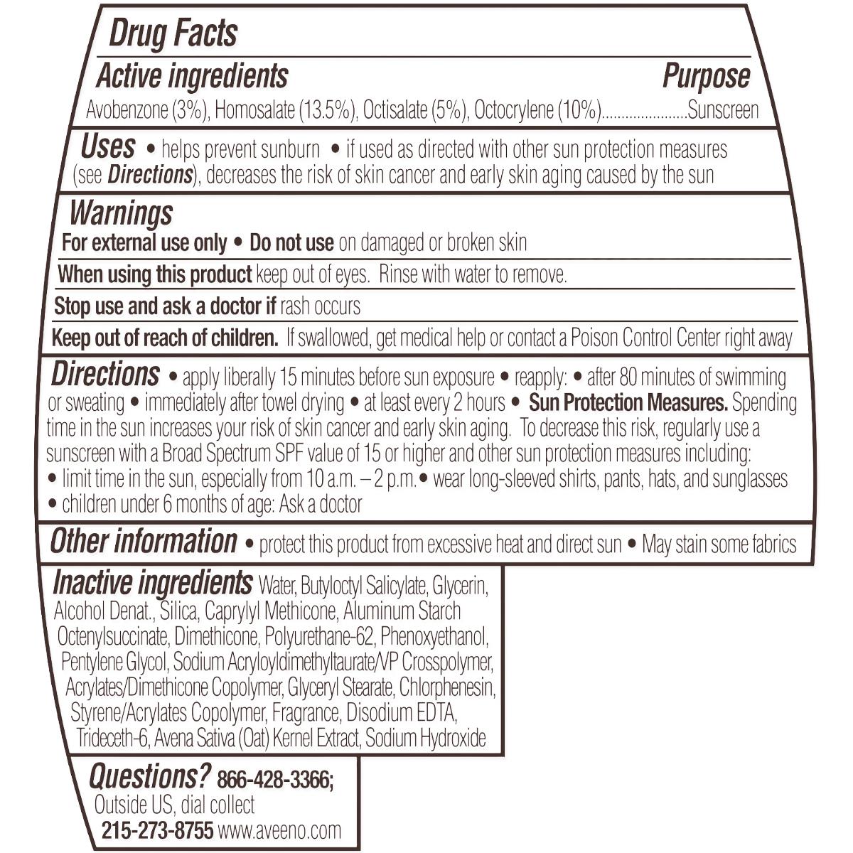 Aveeno Protect And Hydrate Sunscreen Lotion - BeHope