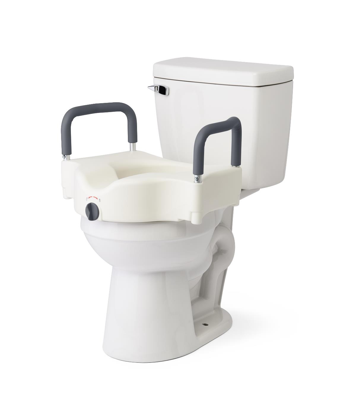Medline Heavy Duty Raised Toilet Seat W/ Microban - BeHope