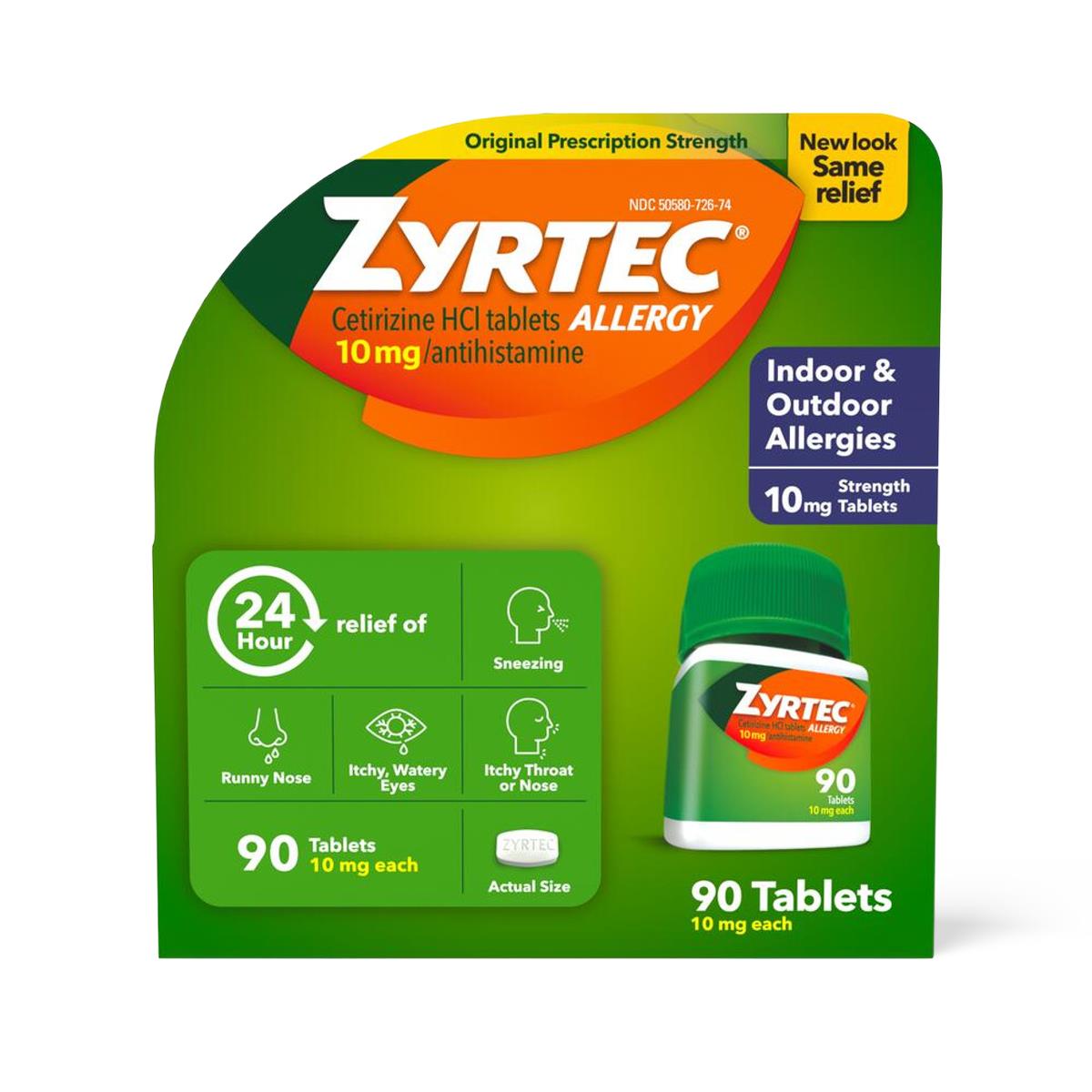 Zyrtec 24-hour Allergy-relief Medication - BeHope