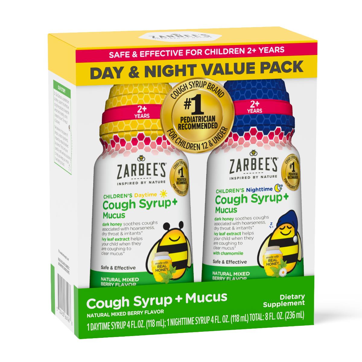 Zarbees Cough Syrup + Mucus Relief - BeHope