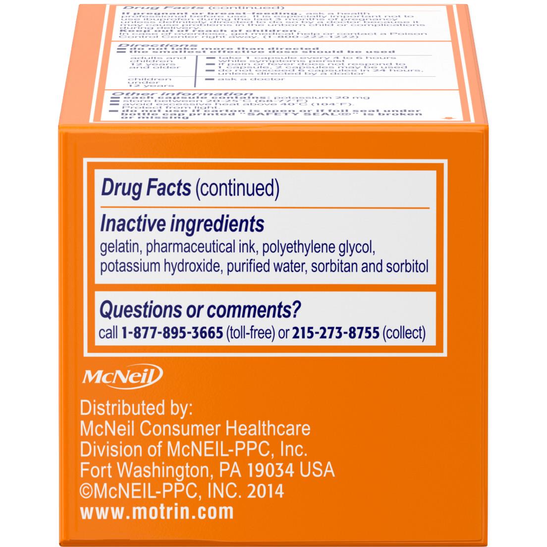 Motrin Ib Ibuprofen Pain Reliever - BeHope
