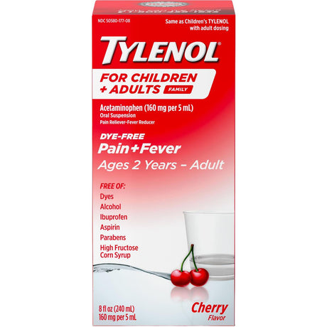 Tylenol Children's Plus Adults Dye-free Pain Plus Fever Relief Liquid - BeHope