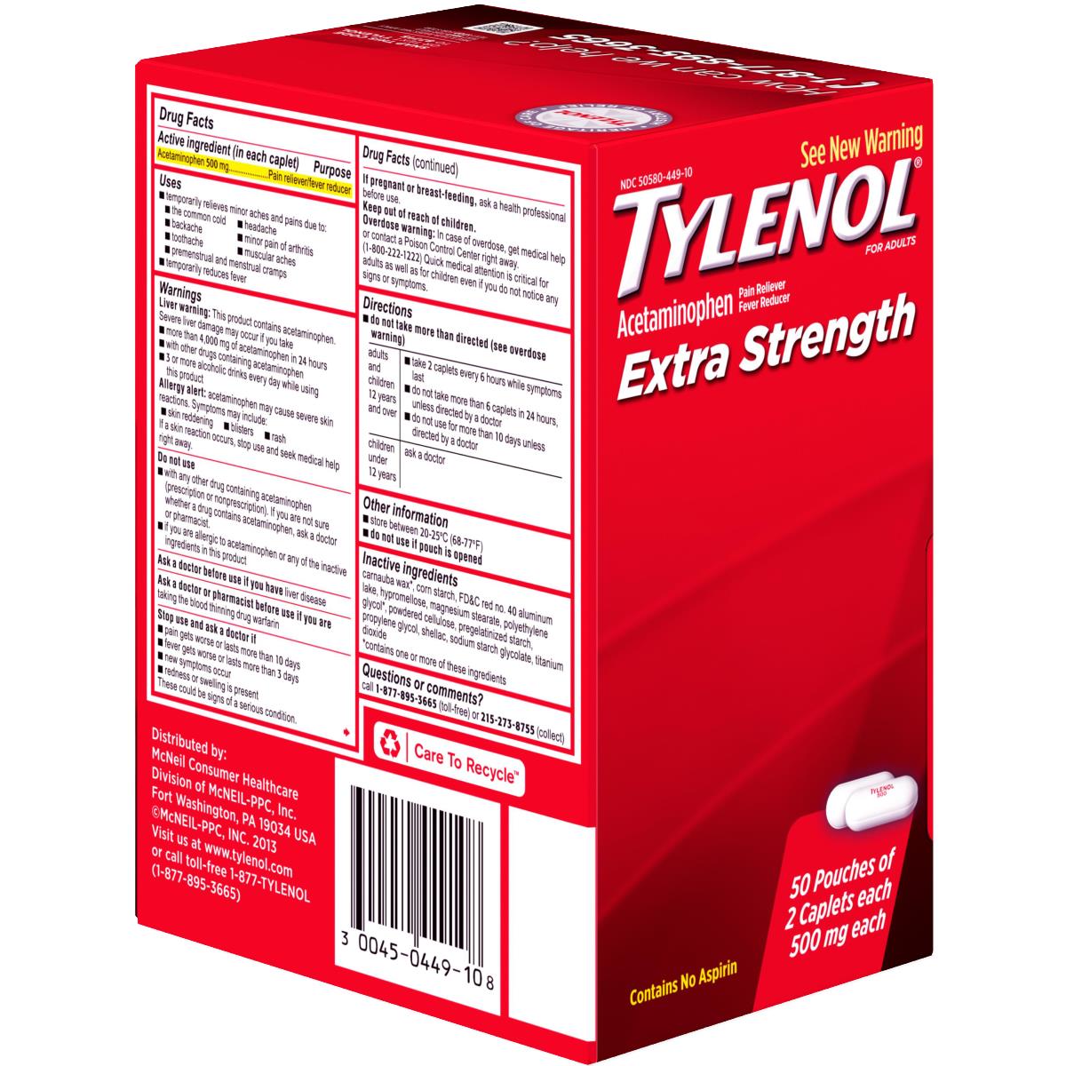 Tylenol Extra-strength Tablets And Caplets - BeHope