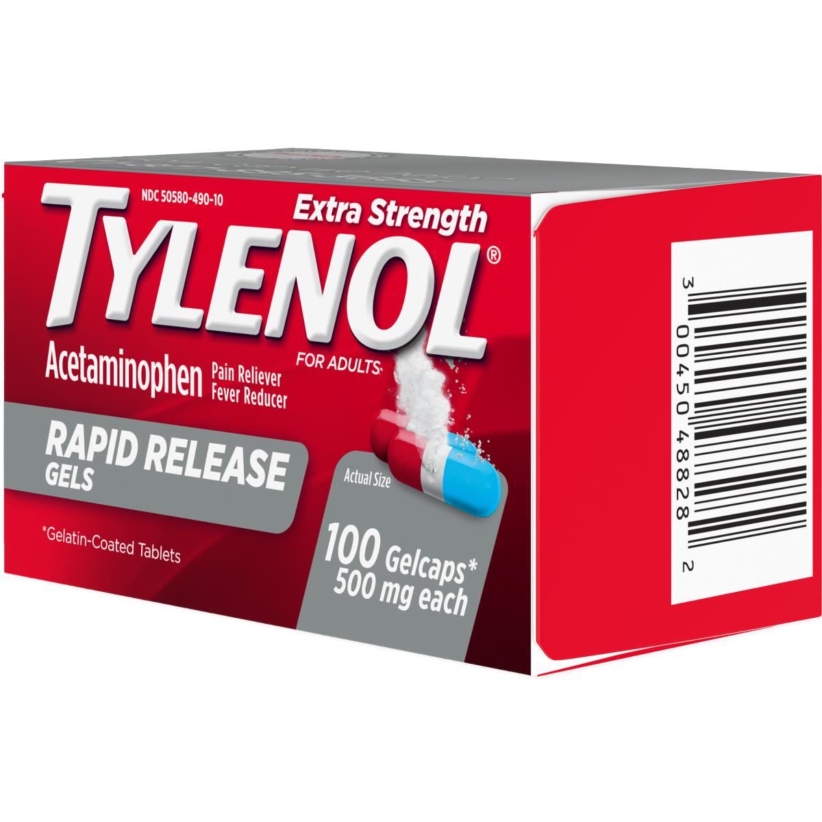 Tylenol Rapid Release Gelcaps
