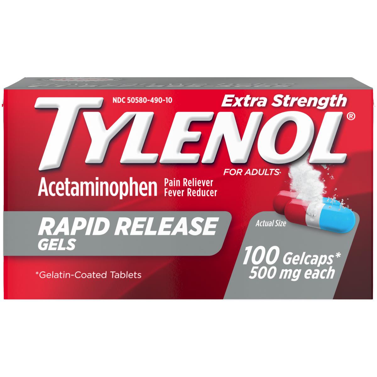 Tylenol Rapid Release Gelcaps