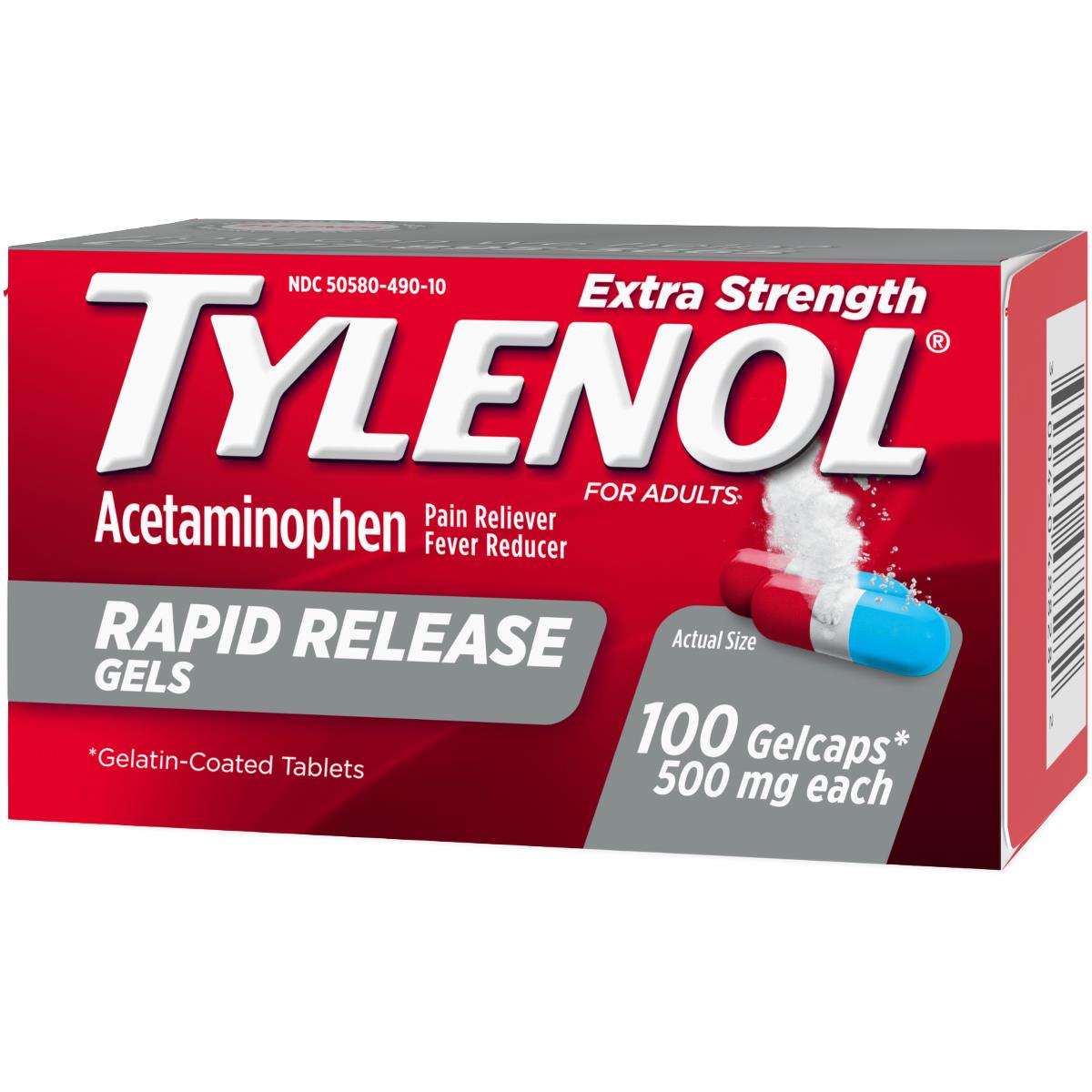 Tylenol Rapid Release Gelcaps