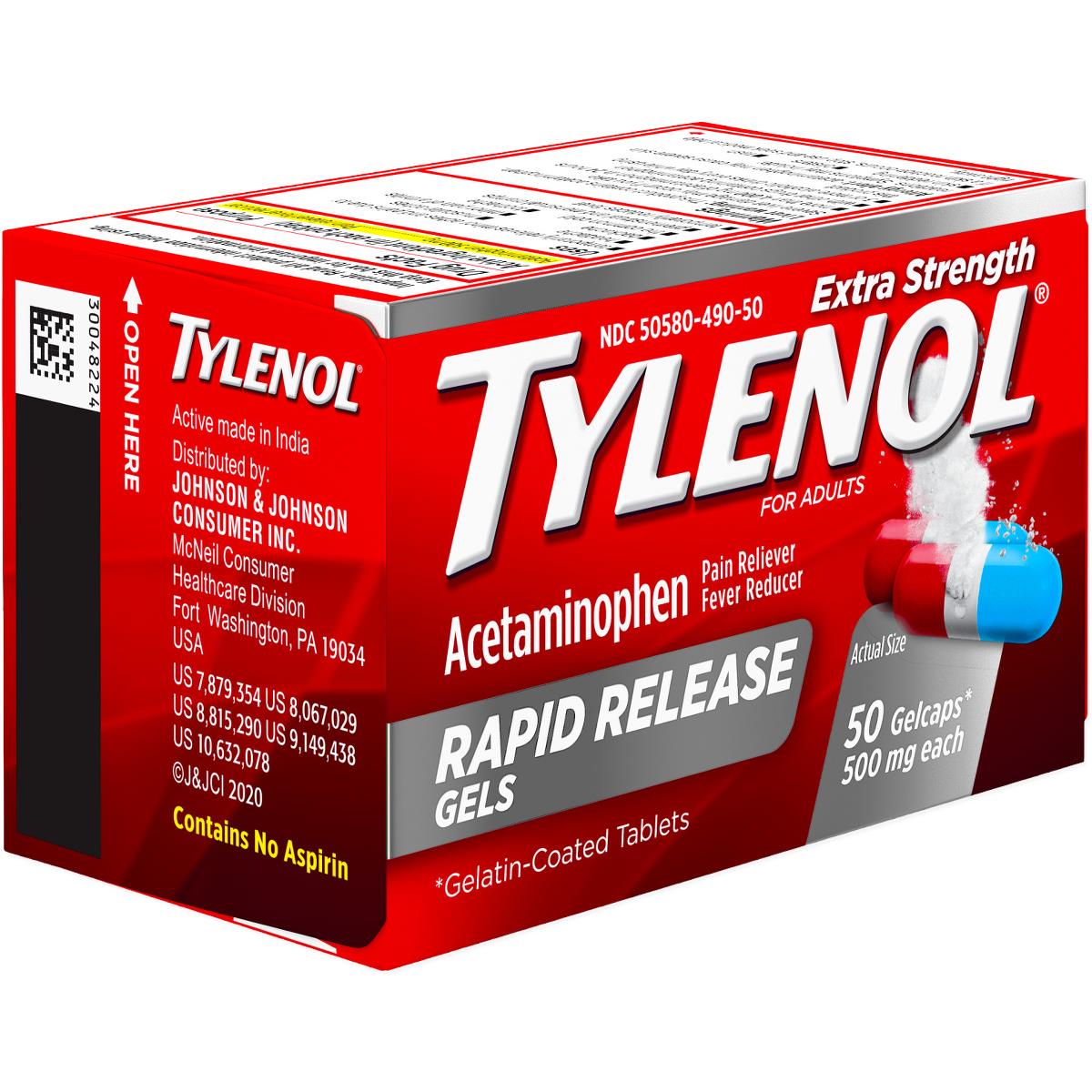 Tylenol Rapid Release Gelcaps