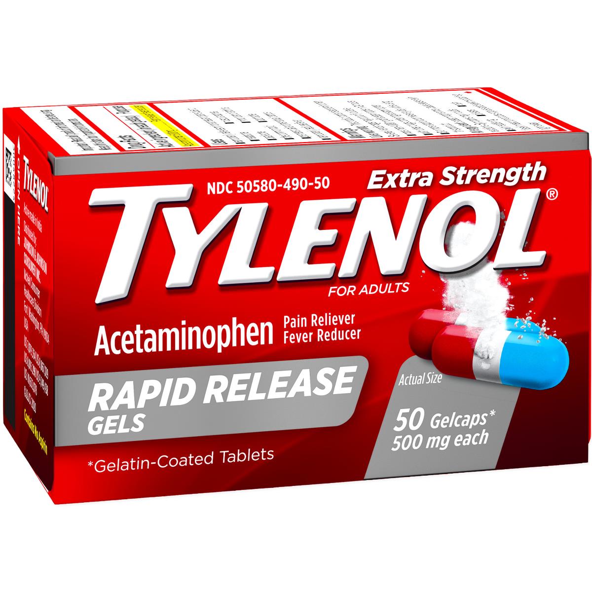 Tylenol Rapid Release Gelcaps