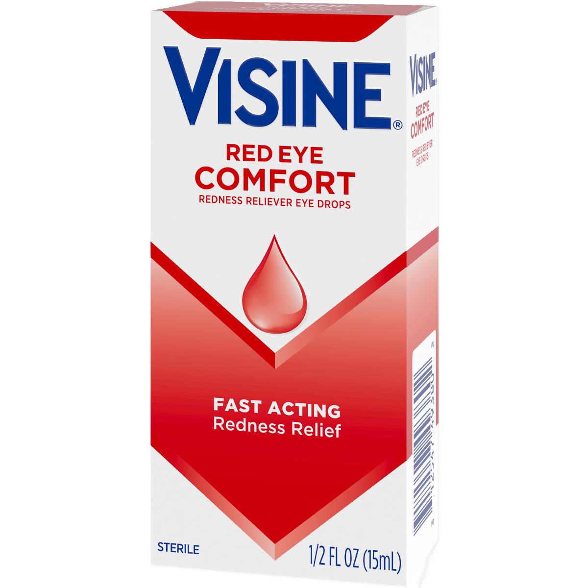 Visine Red Eye Comfort Redness Reliever Eye Drops