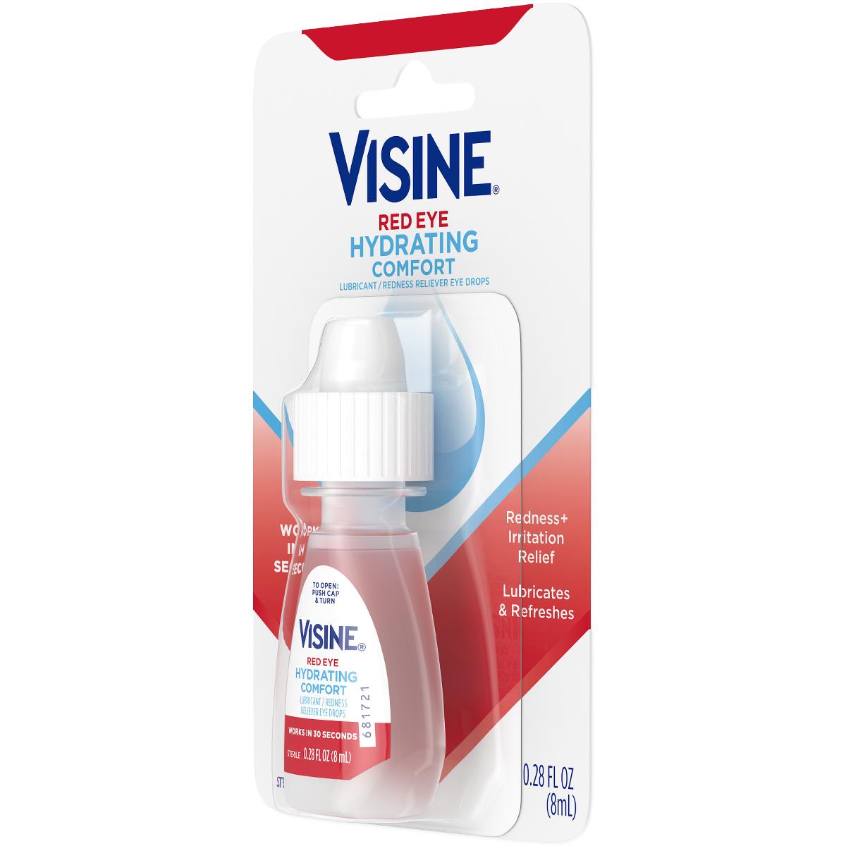 Visine Red Eye Comfort Redness Reliever Eye Drops