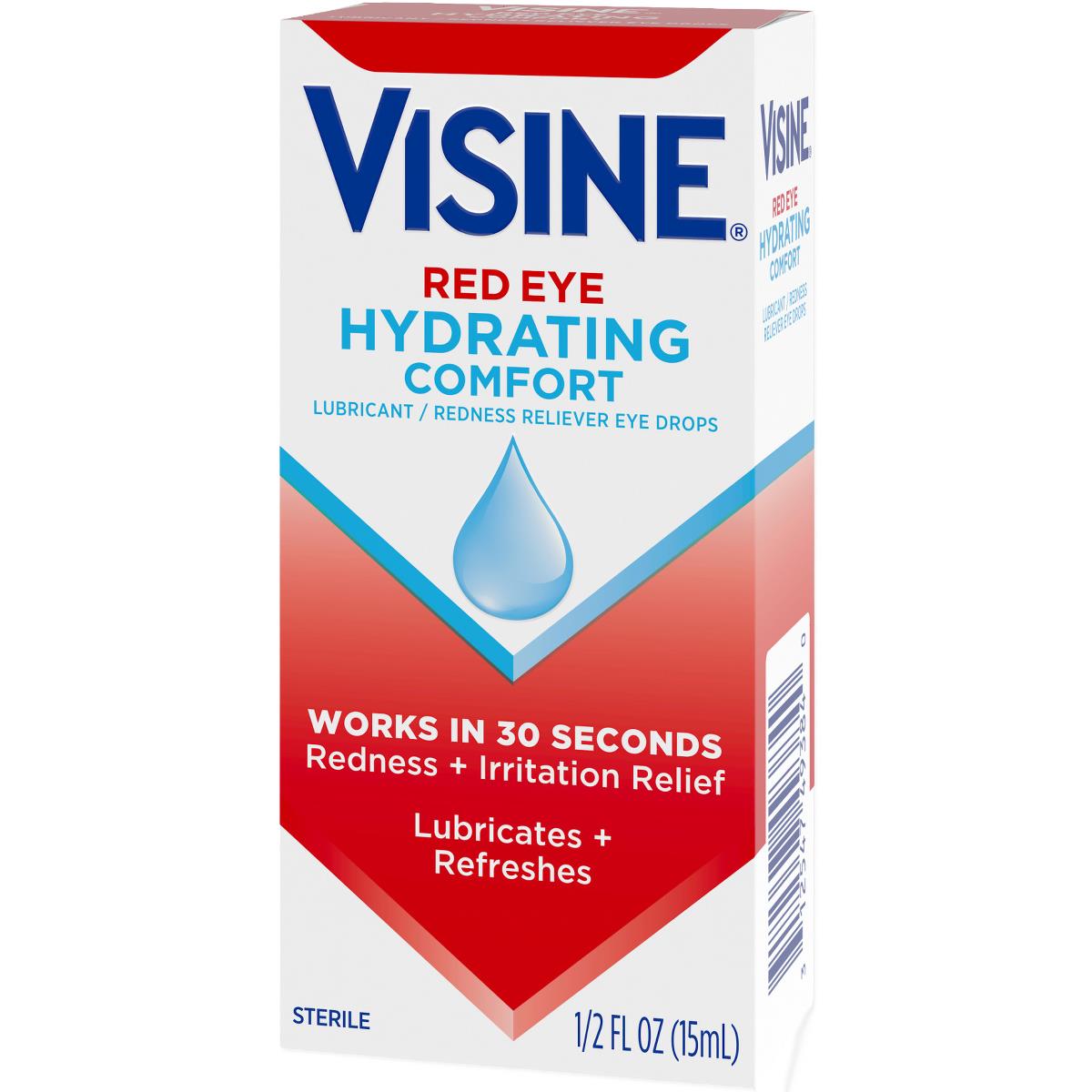 Visine Red Eye Comfort Redness Reliever Eye Drops