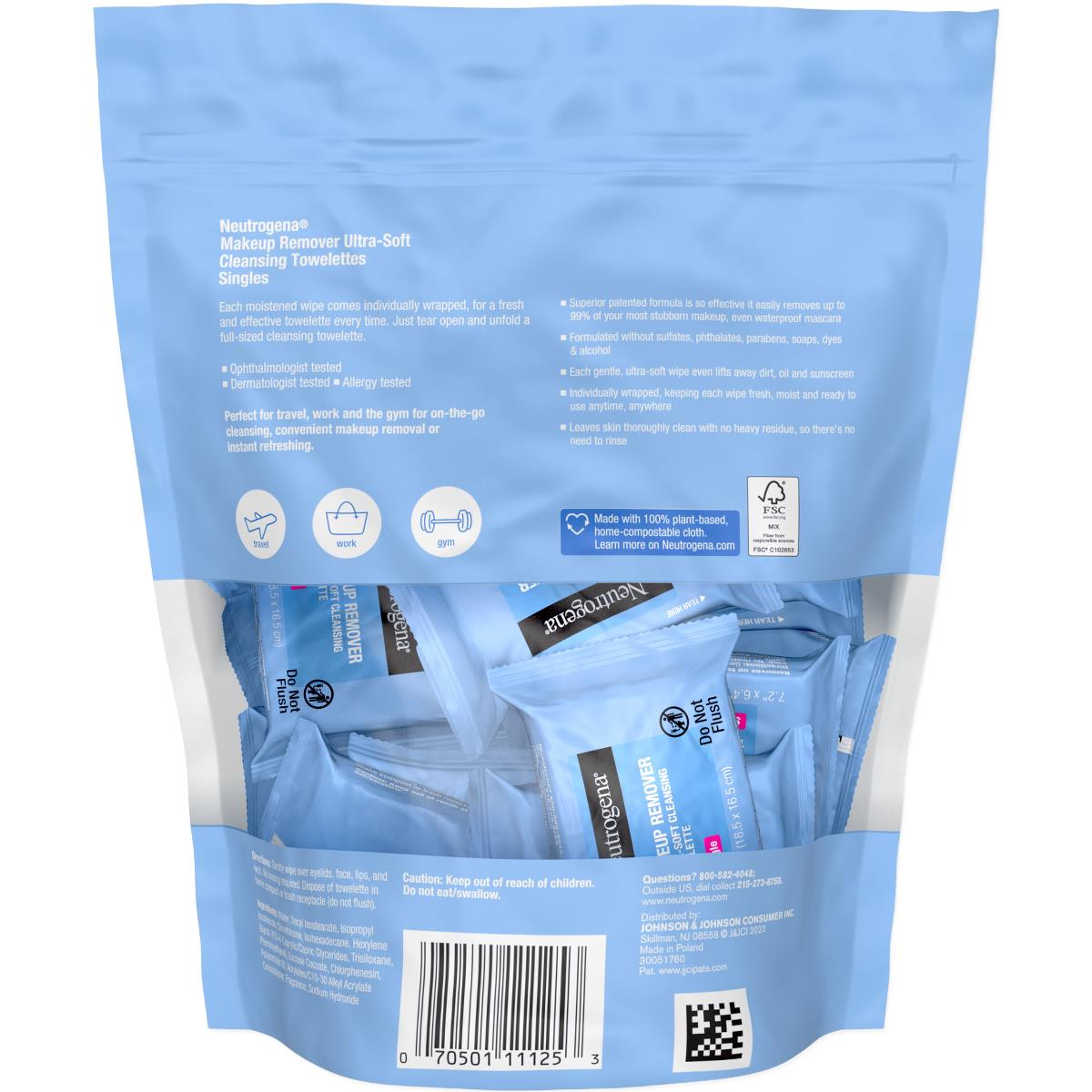 Neutrogena Make-up Remover Cleansing Towelettes - BeHope