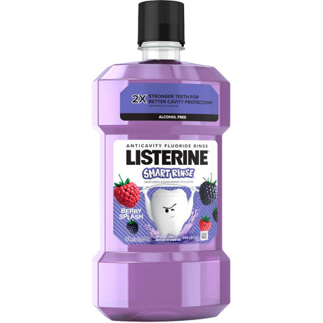 Listerine Smart Rinse Anticavity Fluoride Rinse - BeHope