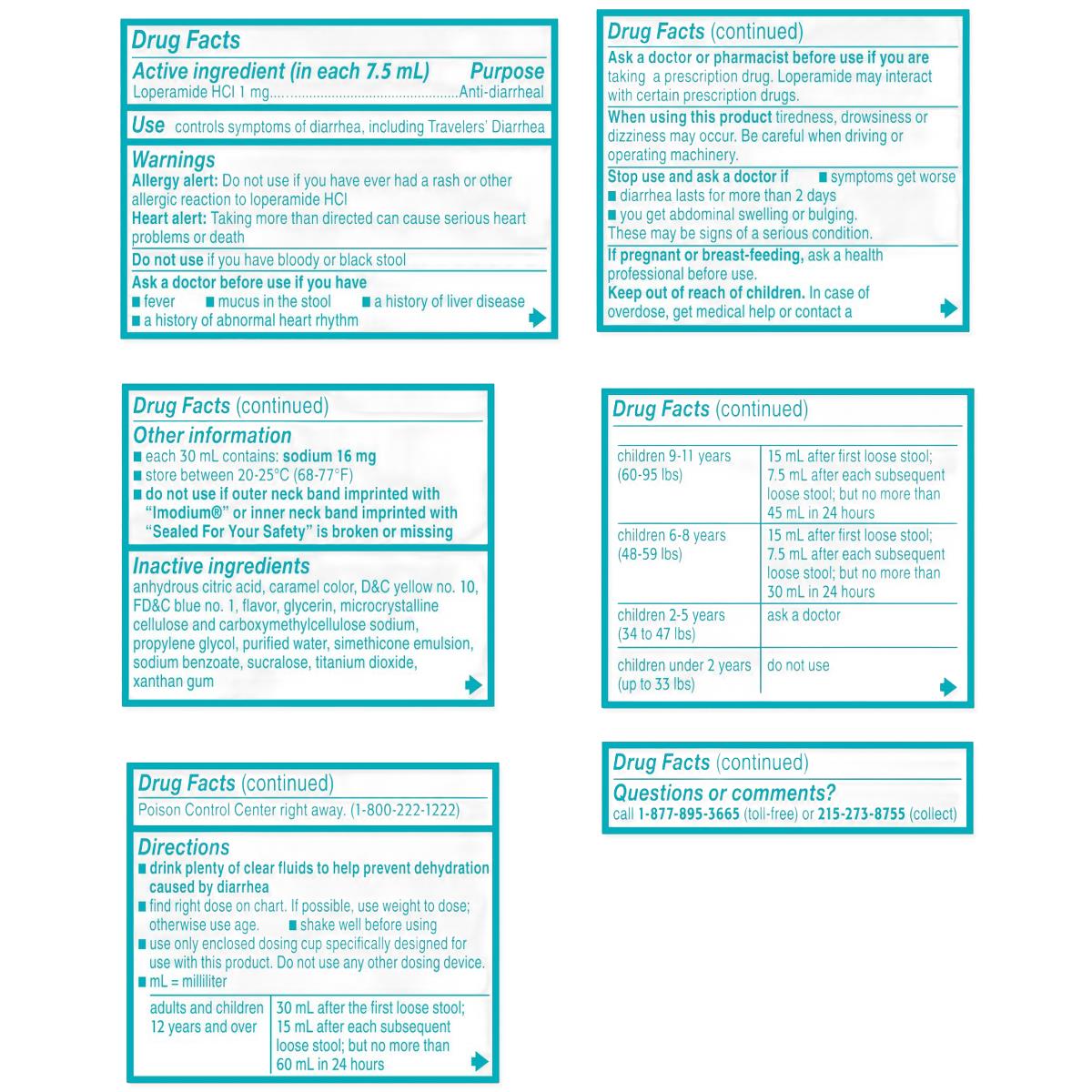 Imodium Antidiarrheal Liquid Oral Solution - BeHope