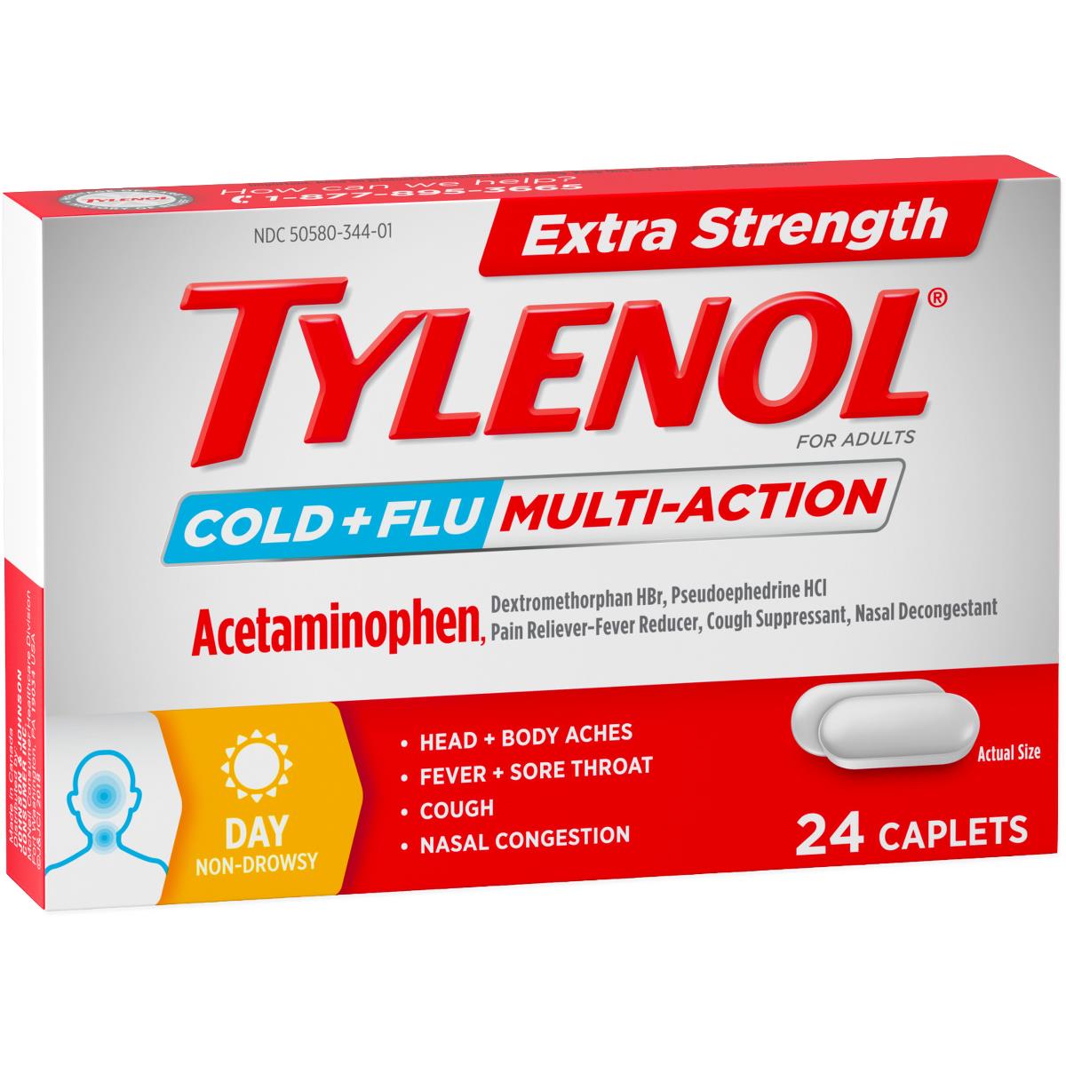 Tylenol Extra Strength Cold + Flu Tablet