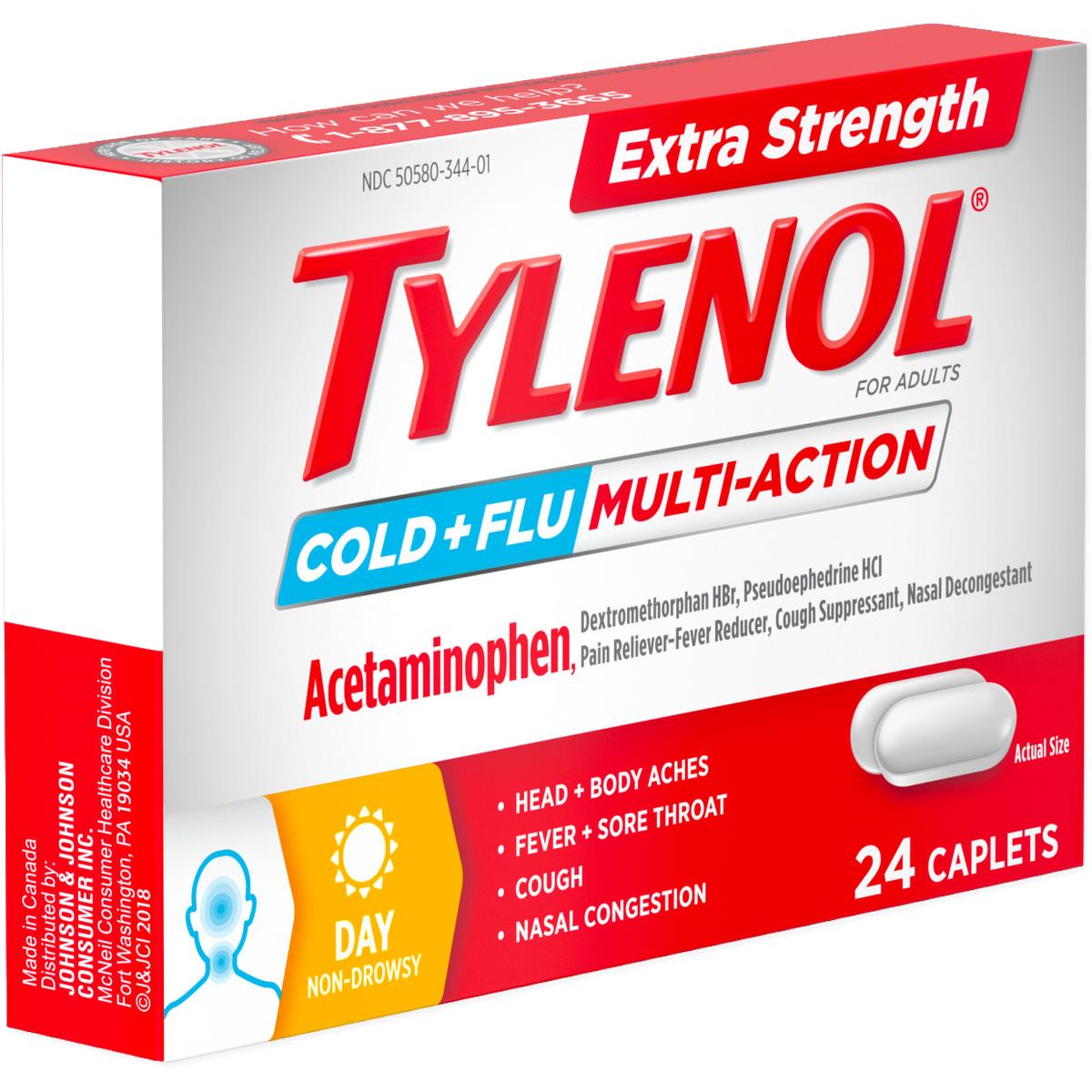 Tylenol Extra Strength Cold + Flu Tablet