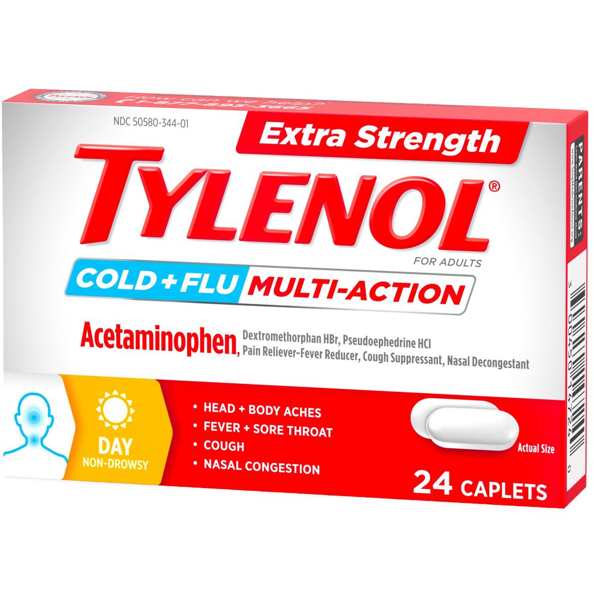 Tylenol Extra Strength Cold + Flu Tablet