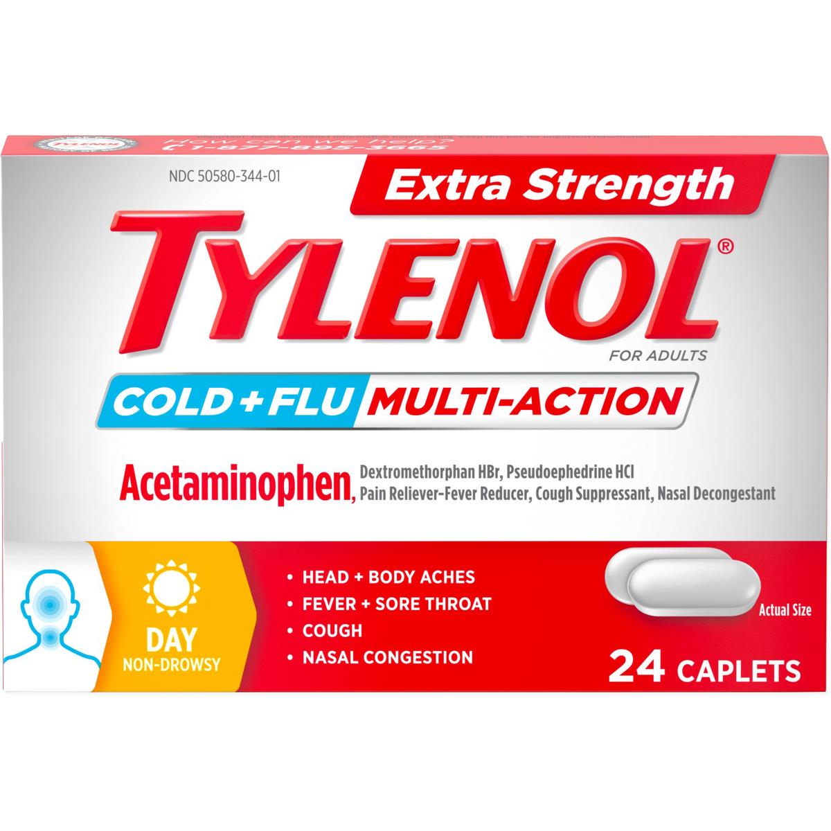 Tylenol Extra Strength Cold + Flu Tablet