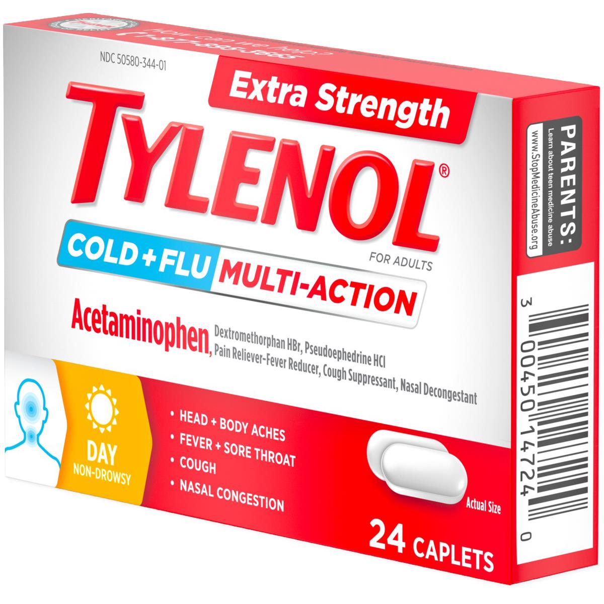 Tylenol Extra Strength Cold + Flu Tablet