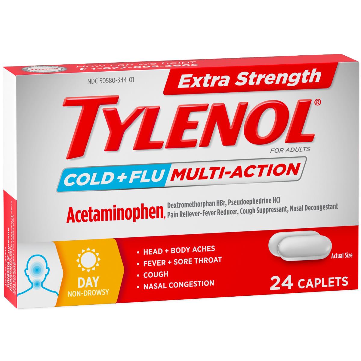 Tylenol Extra Strength Cold + Flu Tablet