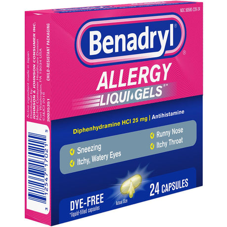 Benadryl Allergy Liqua-Gels Capsules