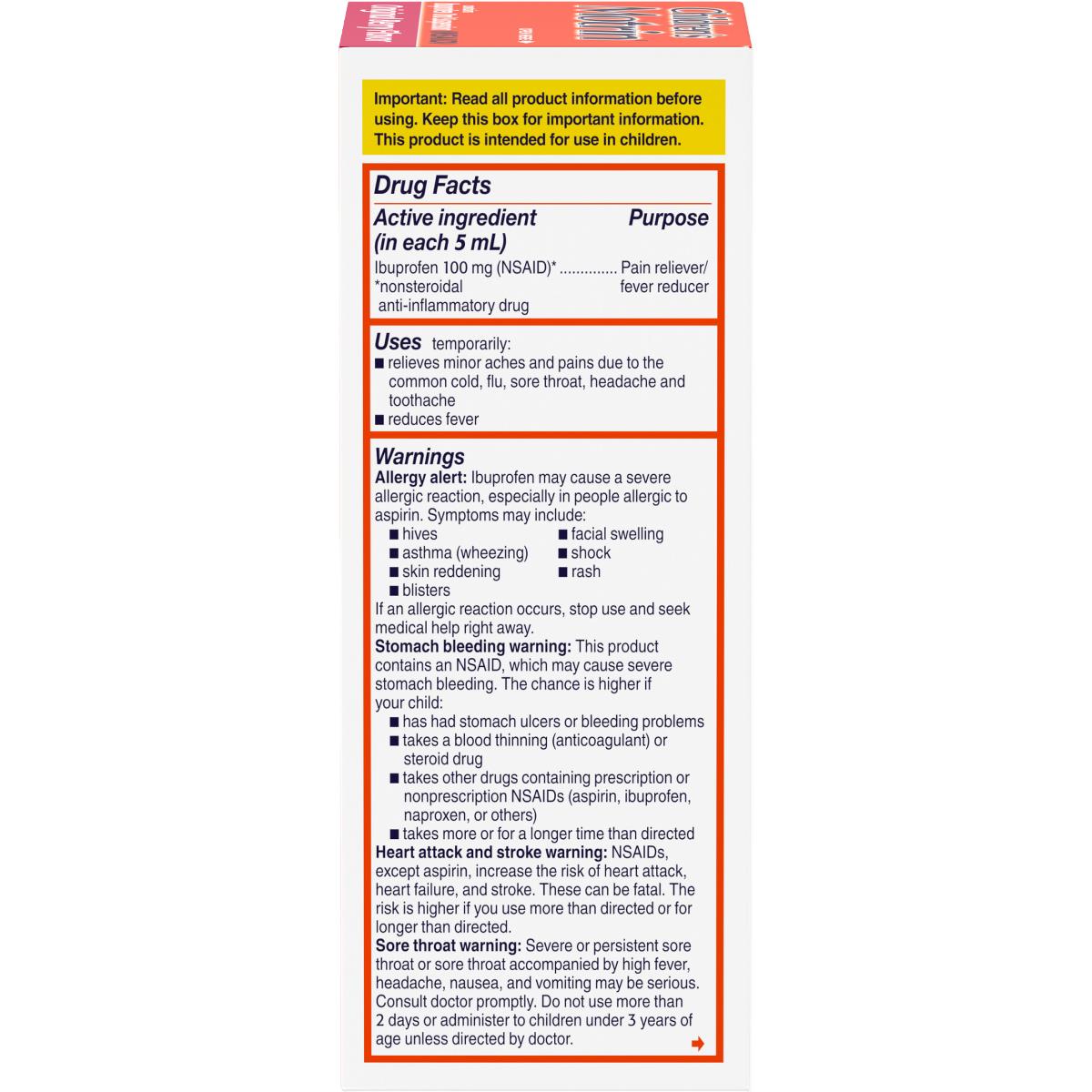 Motrin Children's Oral Suspension