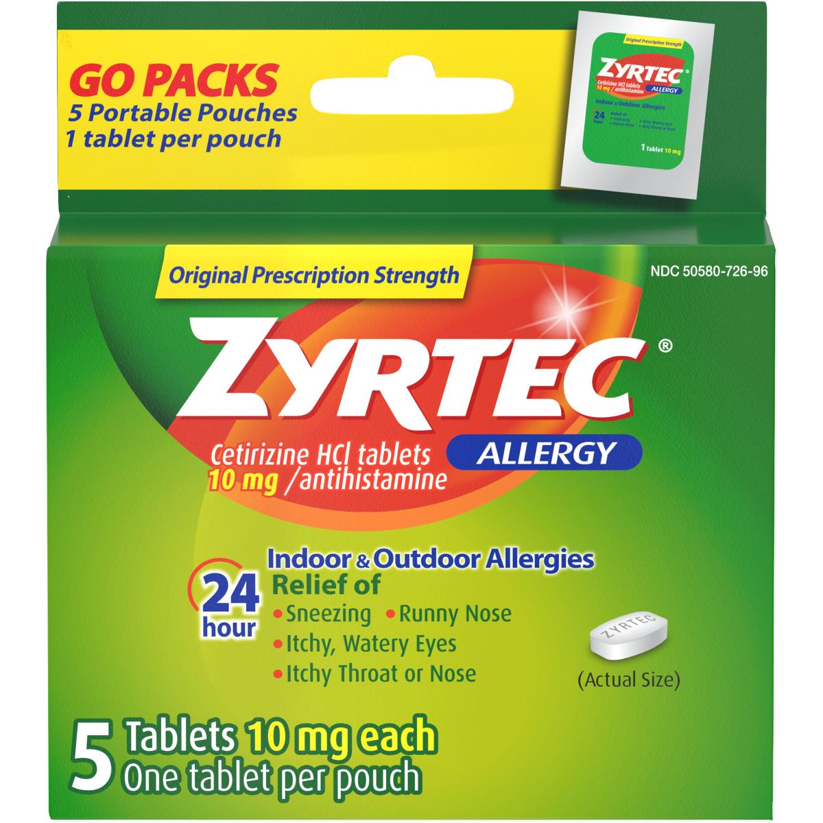 Zyrtec 24-hour Allergy-relief Medication - BeHope