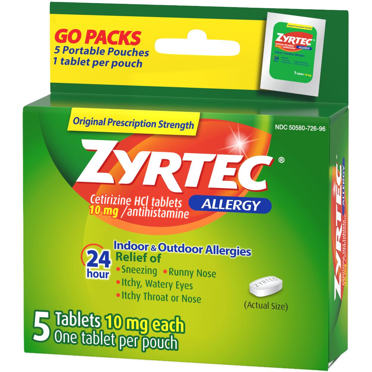 Zyrtec 24-hour Allergy-relief Medication - BeHope