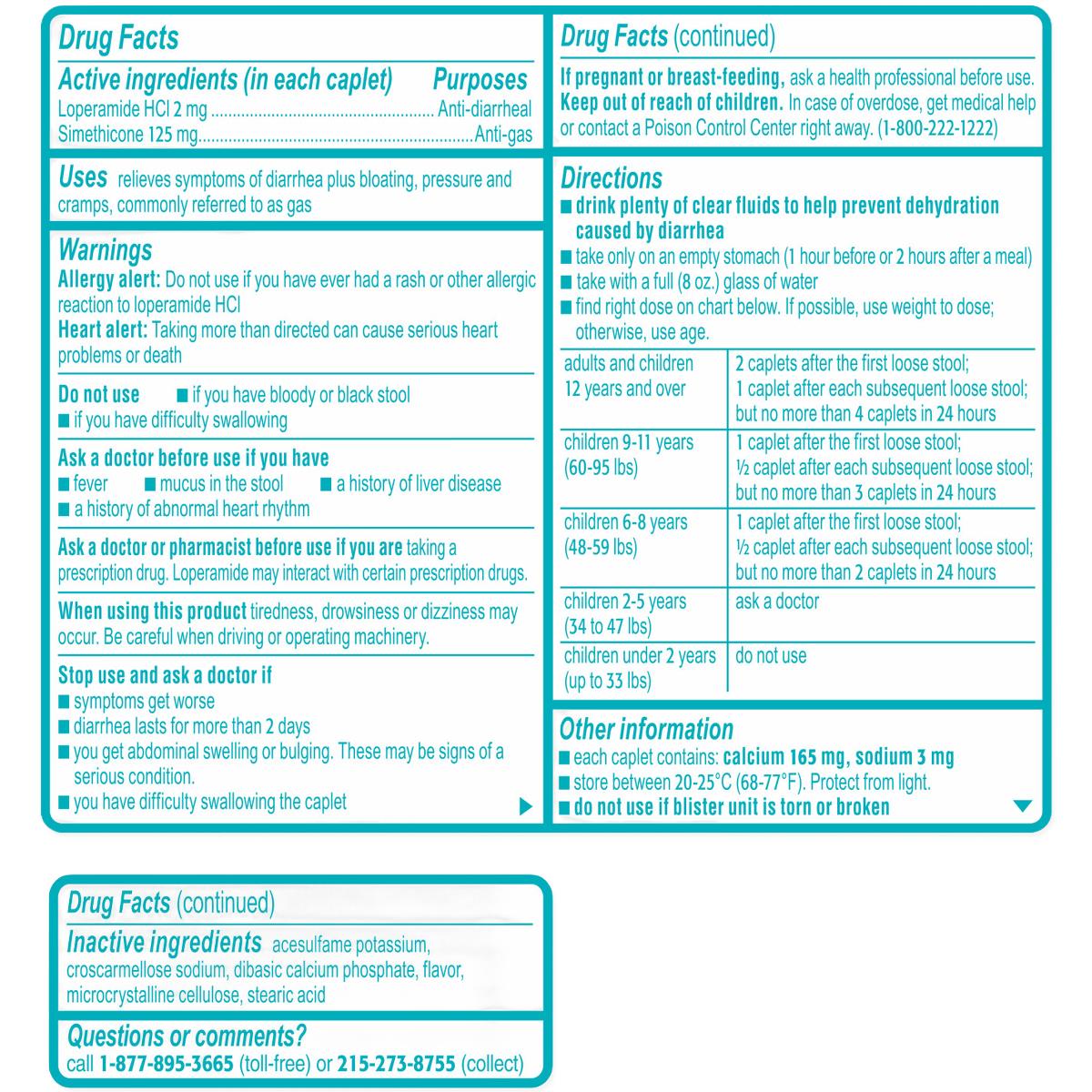 Imodium Multisymptom Relief Caplets - BeHope