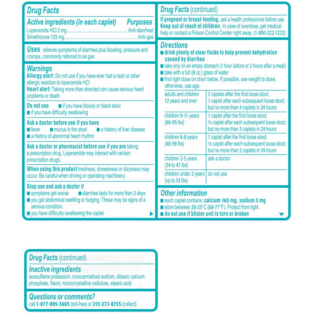 Imodium Multisymptom Relief Caplets - BeHope