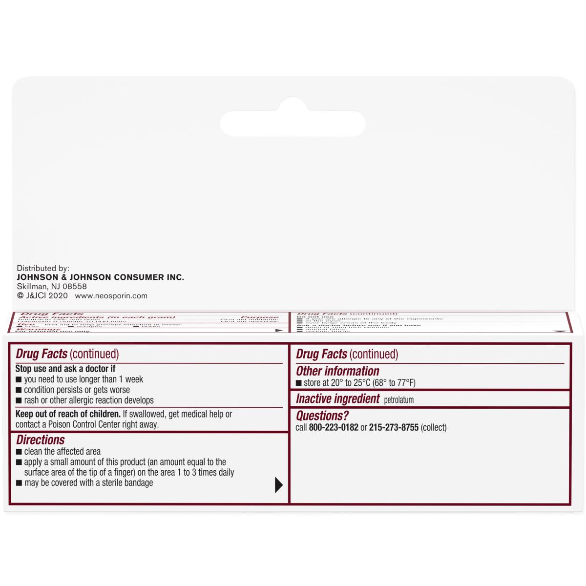 Polysporin Bacitracin and Polymyxin B Ointment
