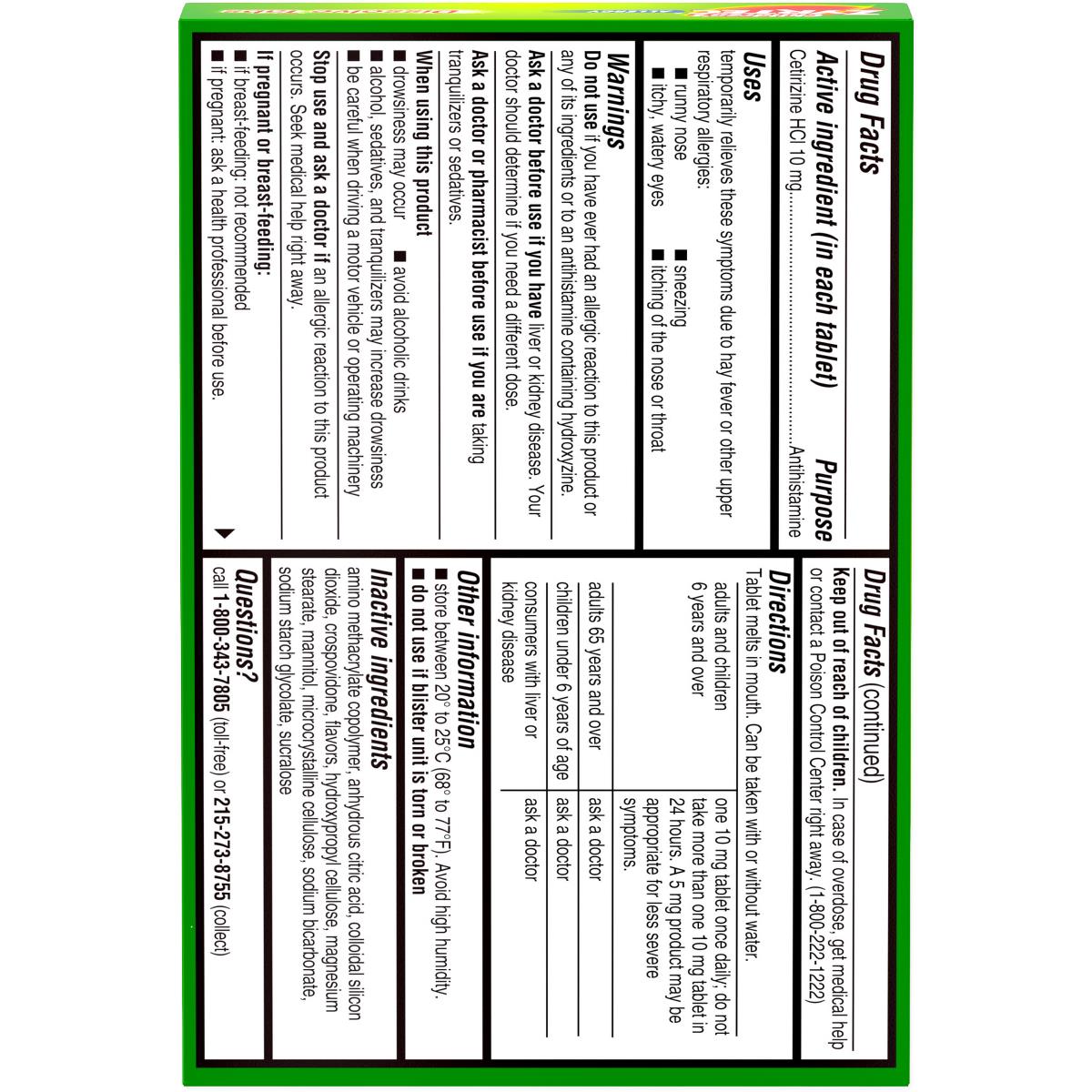 Zyrtec 24-hour Allergy-relief Medication - BeHope