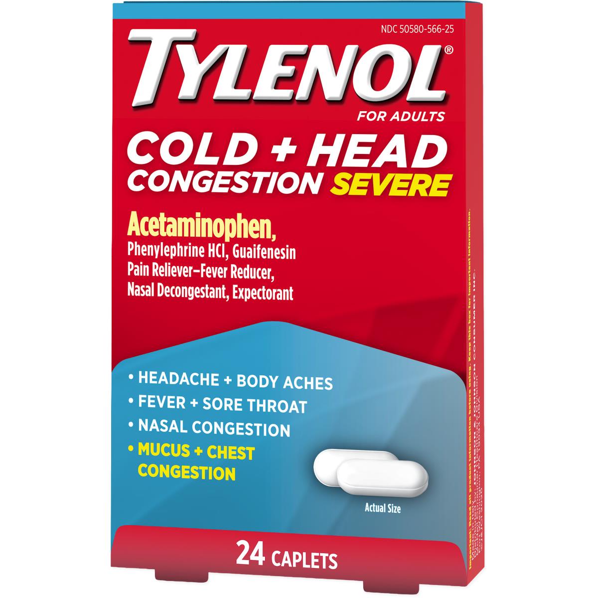 Tylenol Severe Cold + Head Congestion Caplets - BeHope