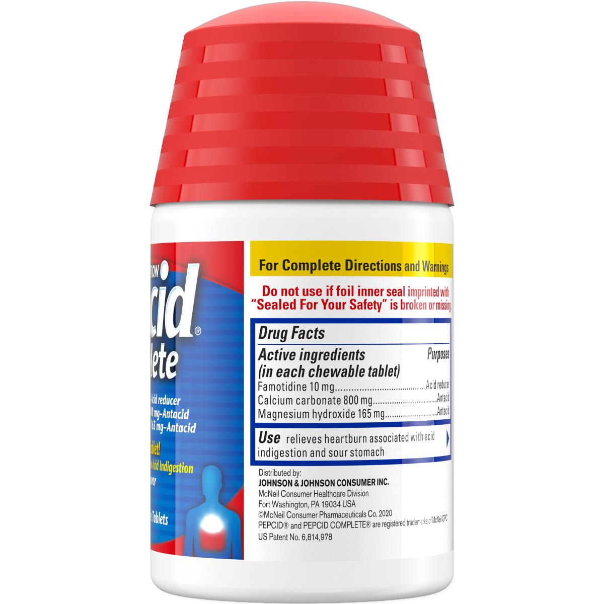 Pepcid Complete Antacid + Acid Reducer Chewable Tablets - BeHope