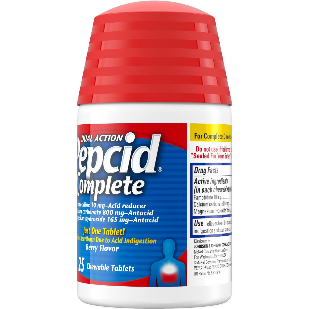 Pepcid Complete Antacid + Acid Reducer Chewable Tablets - BeHope